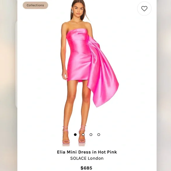 Solace London | Dresses | Solace London Pink Revolve Elia Mini Dress In Hot  Pink | Poshmark